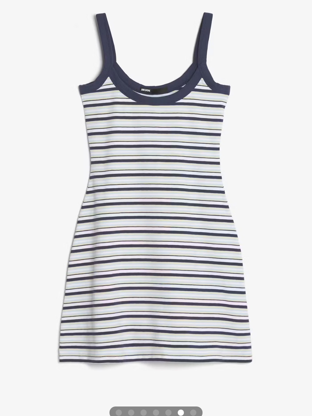 BikBok striped mini dress